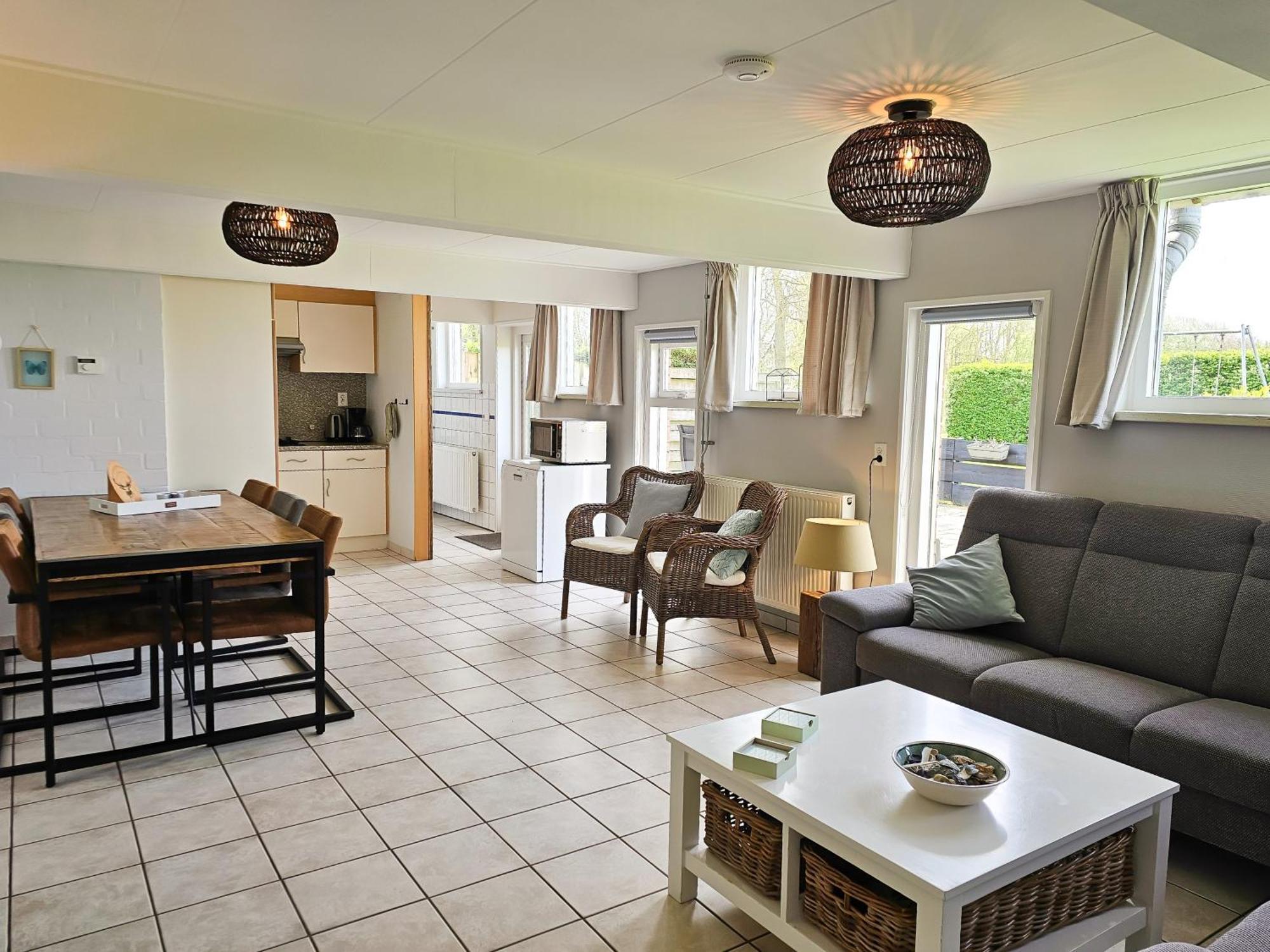 Landelijk gelegen vakantiebungalow OK19 Oostkapelle Buitenkant foto